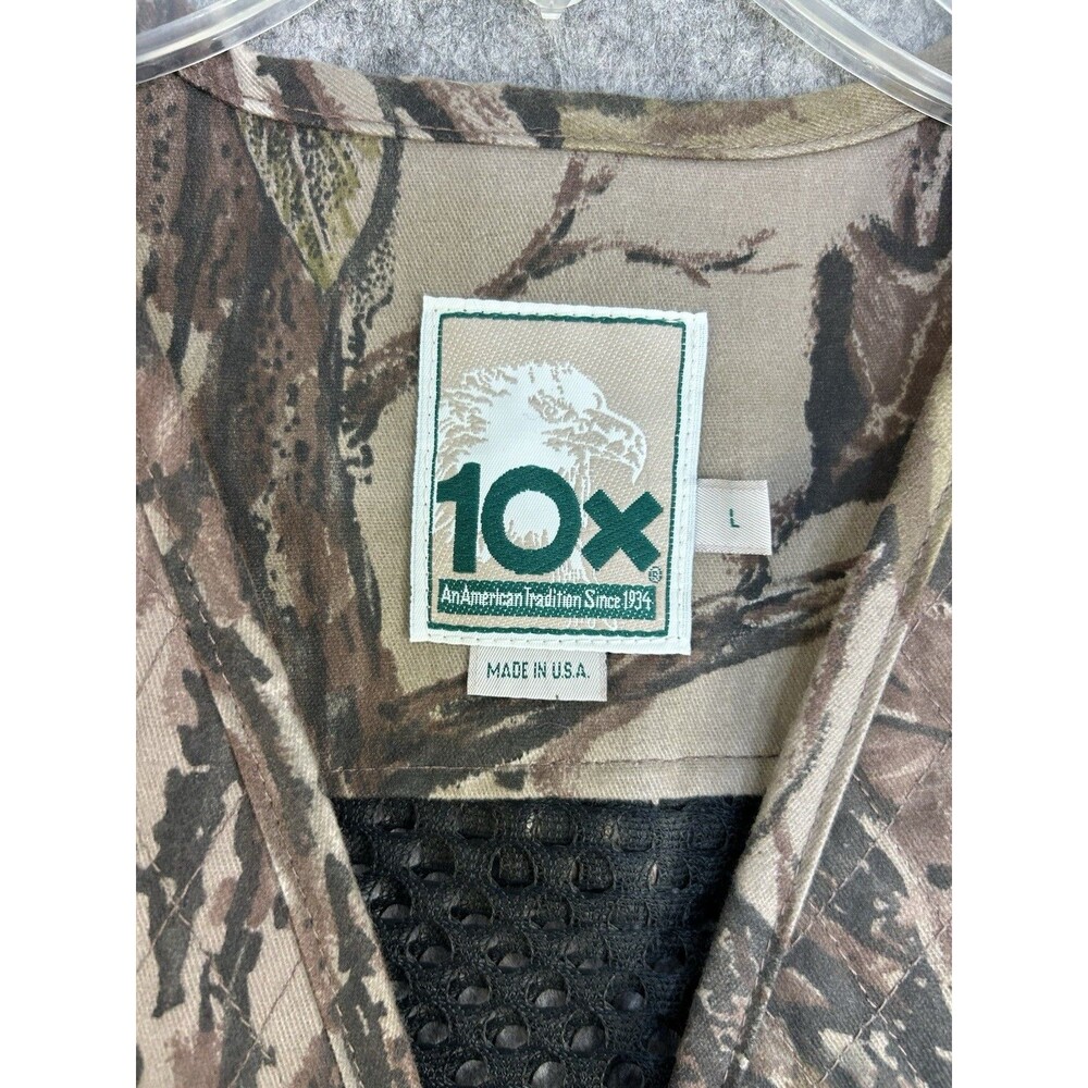 10X Shooting Vest Size L Mesh Camo Hunting Clay Trap with Recoil Pad Realtree - Picture 4 of 10